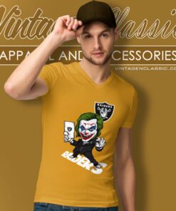 Joker Las Vegas Raiders Shirt V Neck TShirt