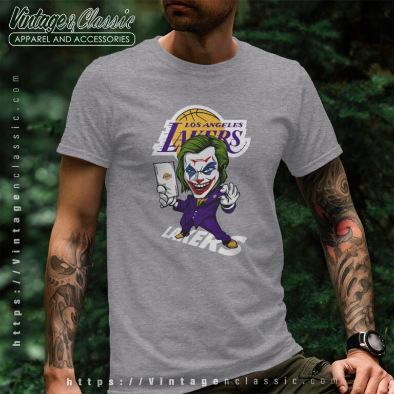 Joker Los Angeles Lakers Shirt T shirt Joker Los Angeles Lakers Shirt T shirt