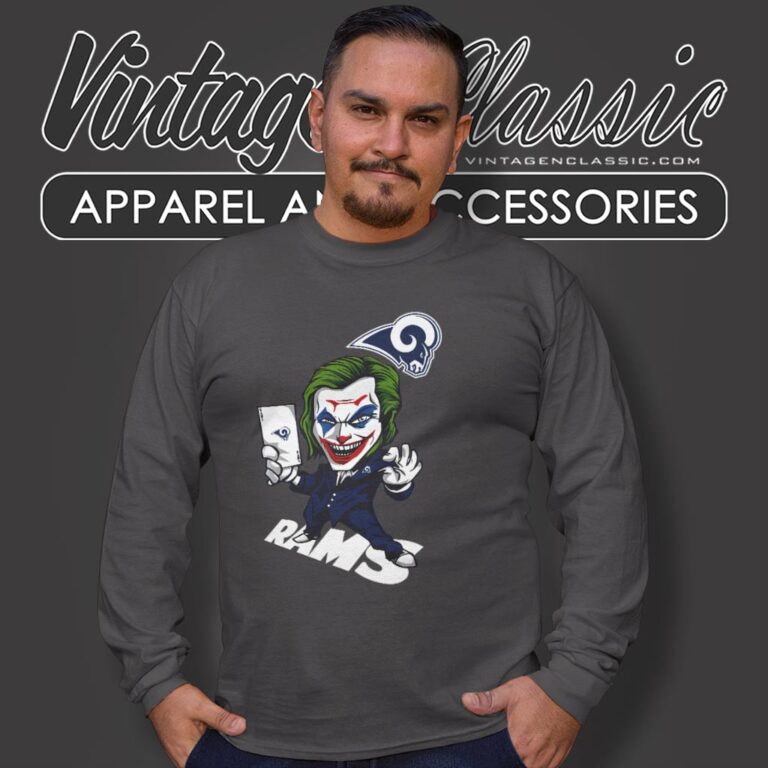 Joker Los Angeles Rams Shirt Long Sleeve Tee Joker Los Angeles Rams Shirt Long Sleeve Tee
