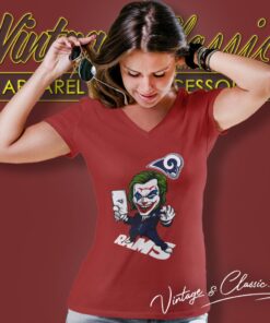 Joker Los Angeles Rams Shirt V Neck TShirt