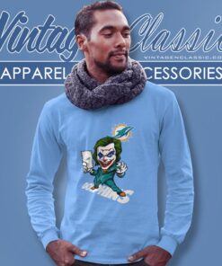 Joker Miami Dolphins Shirt Long Sleeve Tee