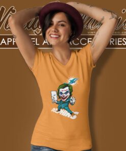 Joker Miami Dolphins Shirt V Neck TShirt