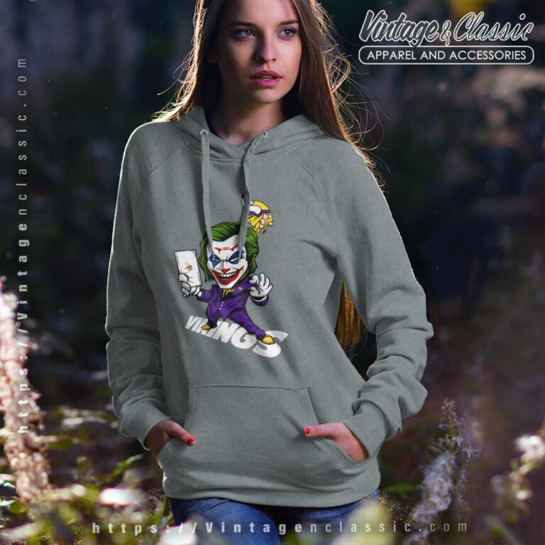 Joker Minnesota Vikings Shirt Hoodie Joker Minnesota Vikings Shirt Hoodie