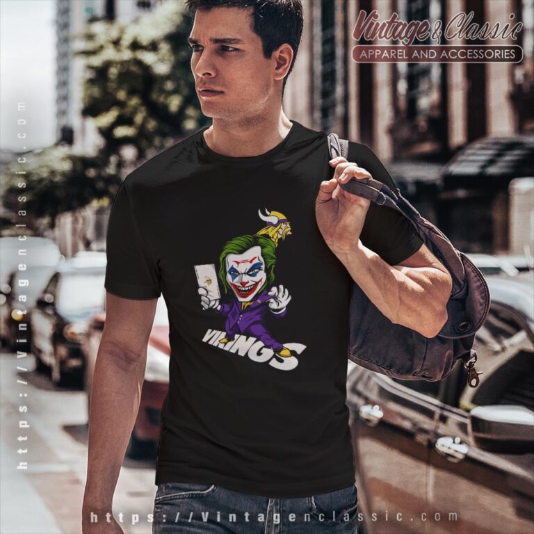 Joker Minnesota Vikings Shirt T shirt Joker Minnesota Vikings Shirt T shirt