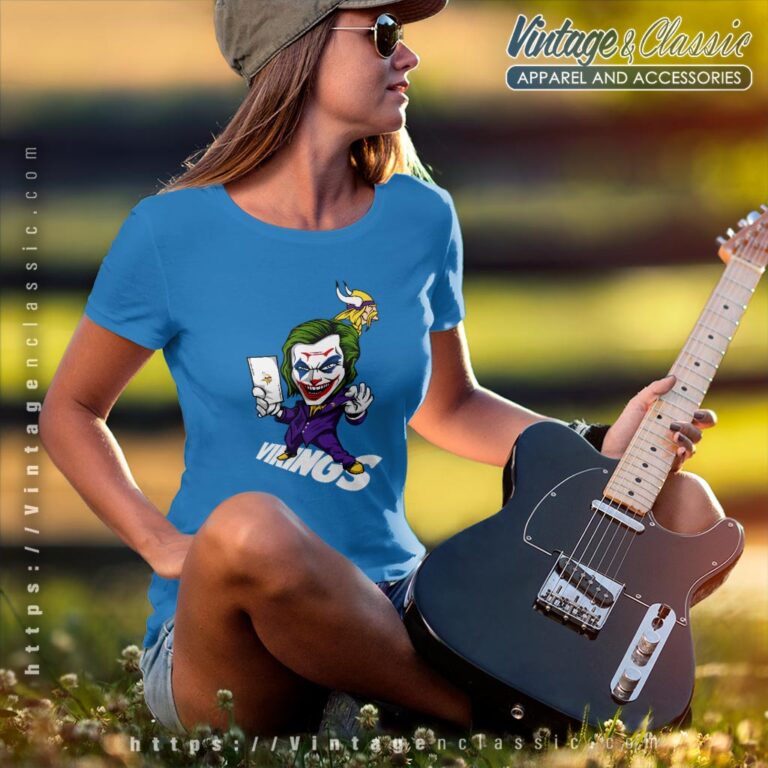 Joker Minnesota Vikings Shirt Women T shirt Joker Minnesota Vikings Shirt Women T shirt