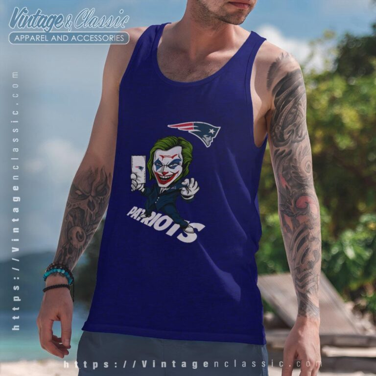 Joker New England Patriots Shirt Tank Top Racerback Joker New England Patriots Shirt Tank Top Racerback