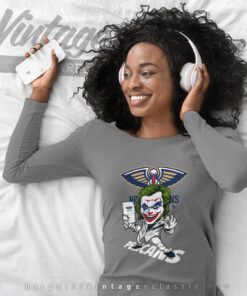 Joker New Orleans Pelicans Shirt 2 Joker New Orleans Pelicans Shirt Long Sleeve Tee