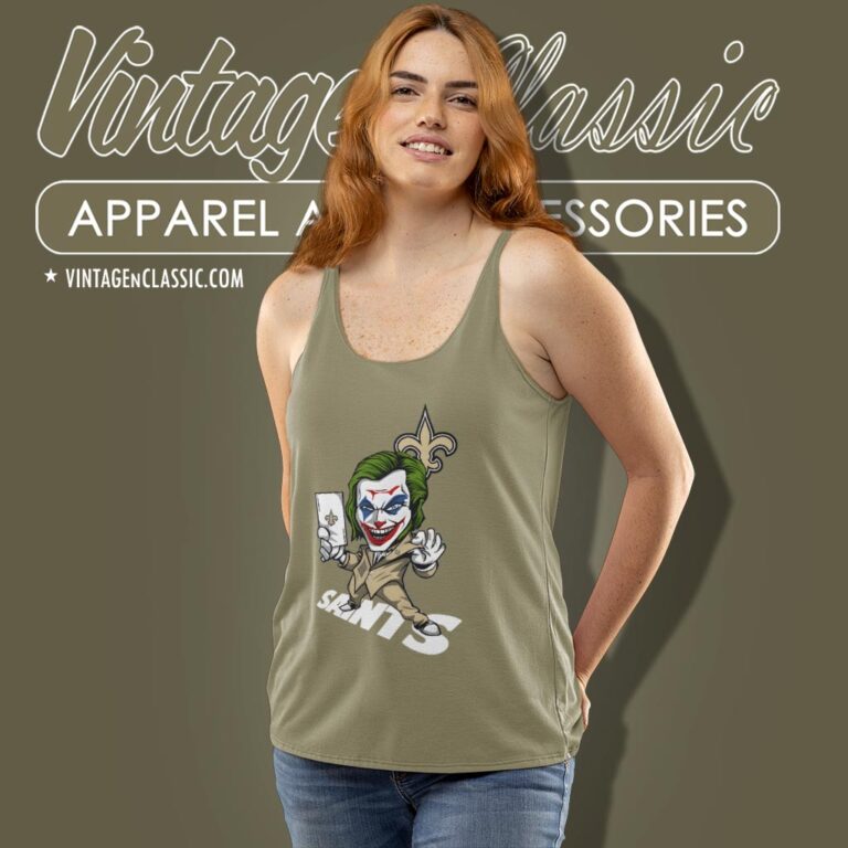 Joker New Orleans Saints Shirt Tank Top Racerback Joker New Orleans Saints Shirt Tank Top Racerback
