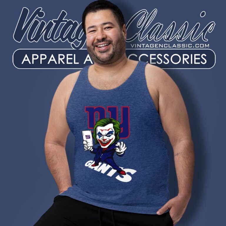 Joker New York Giants Shirt Tank Top Racerback Joker New York Giants Shirt Tank Top Racerback