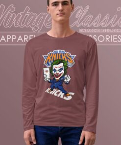 Joker New York Knicks Shirt 2 Joker New York Knicks Shirt Long Sleeve Tee