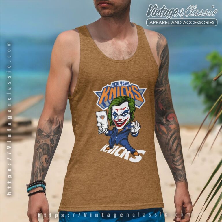 Joker New York Knicks Shirt Tank Top Racerback Joker New York Knicks Shirt Tank Top Racerback