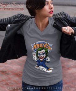 Joker New York Knicks Shirt 6 Joker New York Knicks Shirt V Neck TShirt