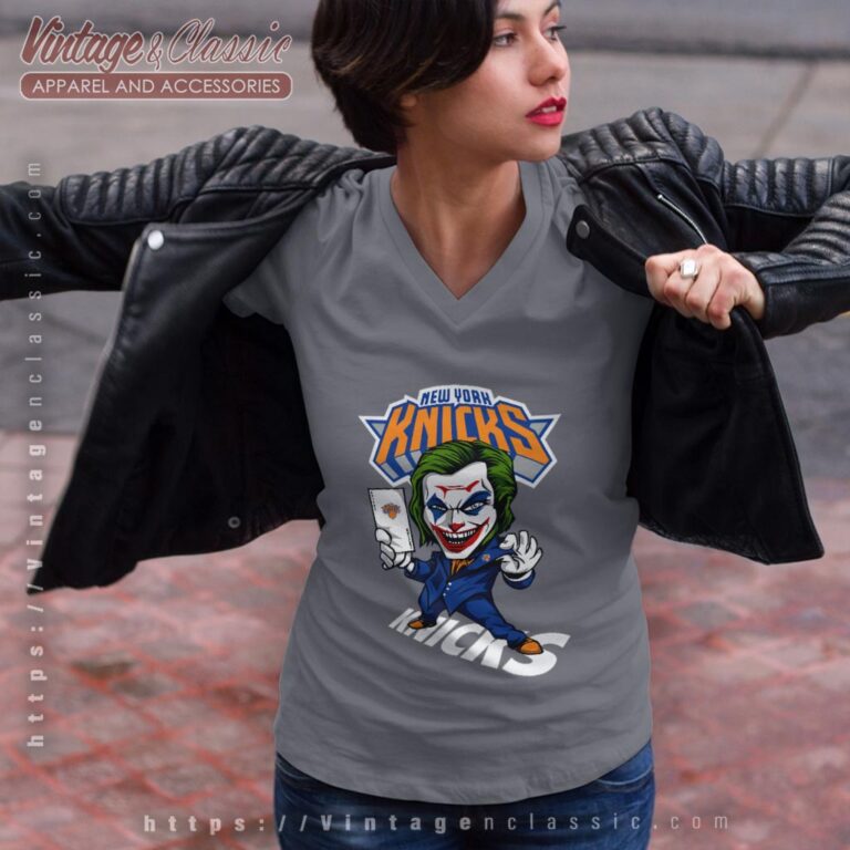 Joker New York Knicks Shirt V Neck TShirt Joker New York Knicks Shirt V Neck TShirt
