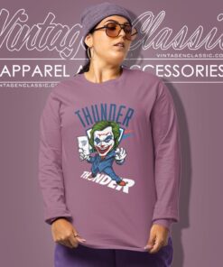 Joker Oklahoma City Thunder Shirt 2 Joker Oklahoma City Thunder Shirt Long Sleeve Tee