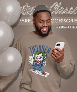 Joker Oklahoma City Thunder Shirt 3 Joker Oklahoma City Thunder Shirt Sweatshirt