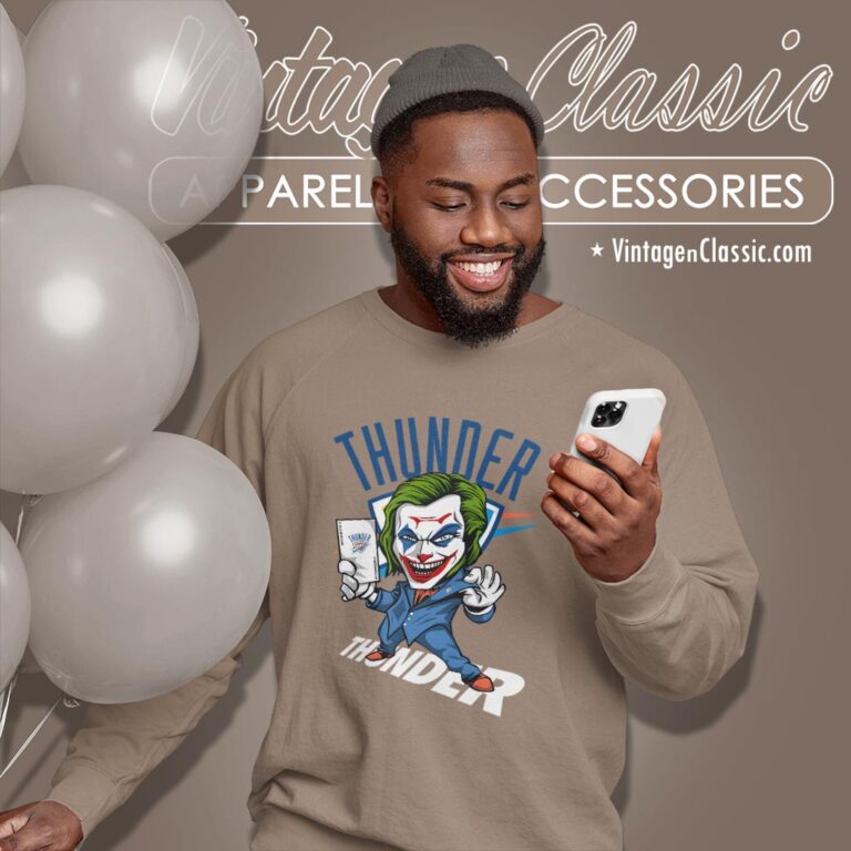 Joker Oklahoma City Thunder Shirt Sweatshirt Joker Oklahoma City Thunder Shirt Sweatshirt