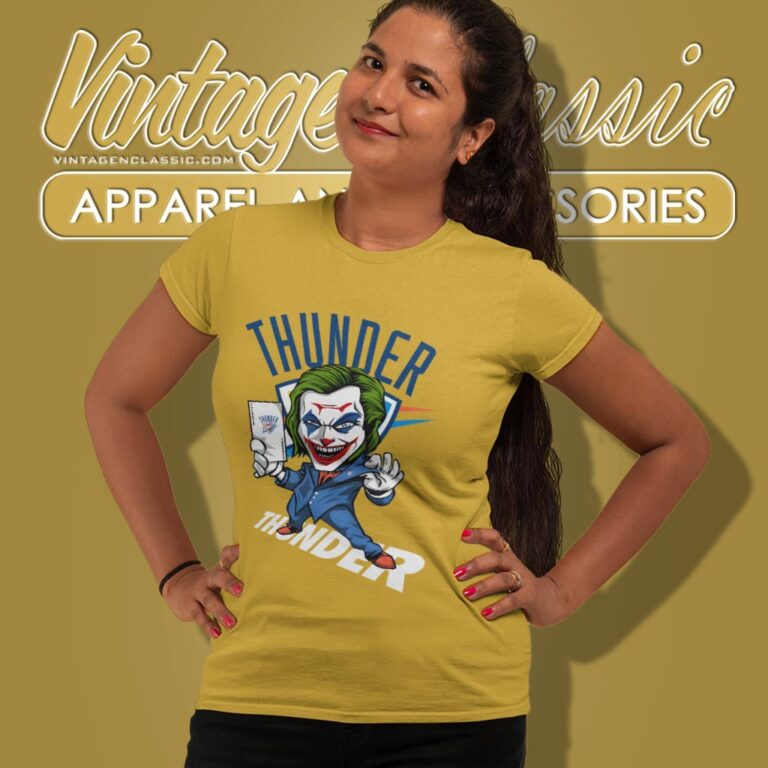 Joker Oklahoma City Thunder Shirt Women T shirt Joker Oklahoma City Thunder Shirt Women T shirt