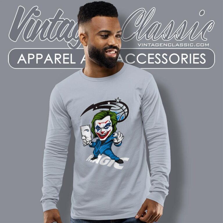 Joker Orlando Magic Shirt Long Sleeve Tee Joker Orlando Magic Shirt Long Sleeve Tee