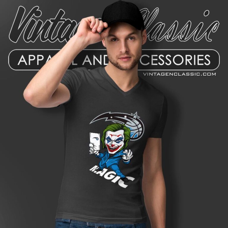Joker Orlando Magic Shirt V Neck TShirt Joker Orlando Magic Shirt V Neck TShirt