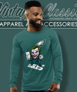 Joker Philadelphia Eagles Shirt Long Sleeve Tee