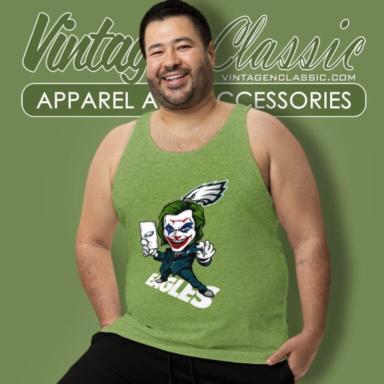 Joker Philadelphia Eagles Shirt Tank Top Racerback Joker Philadelphia Eagles Shirt Tank Top Racerback