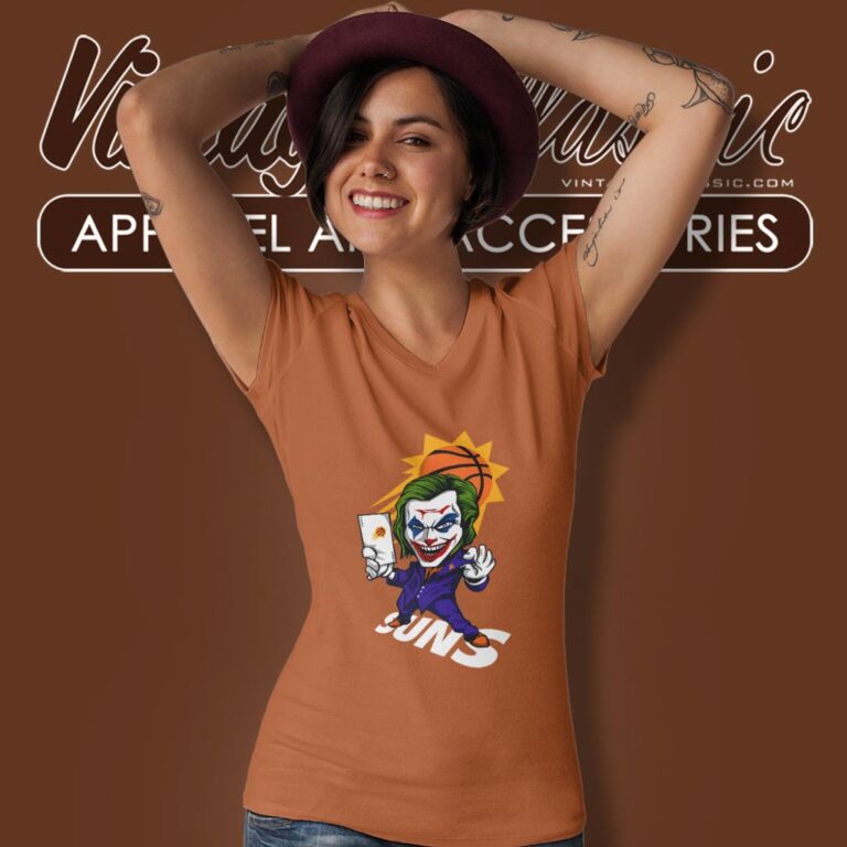 Joker Phoenix Suns Shirt V Neck TShirt Joker Phoenix Suns Shirt V Neck TShirt
