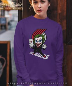 Joker Portland Trail Blazers Shirt 3 Joker Portland Trail Blazers Shirt Sweatshirt