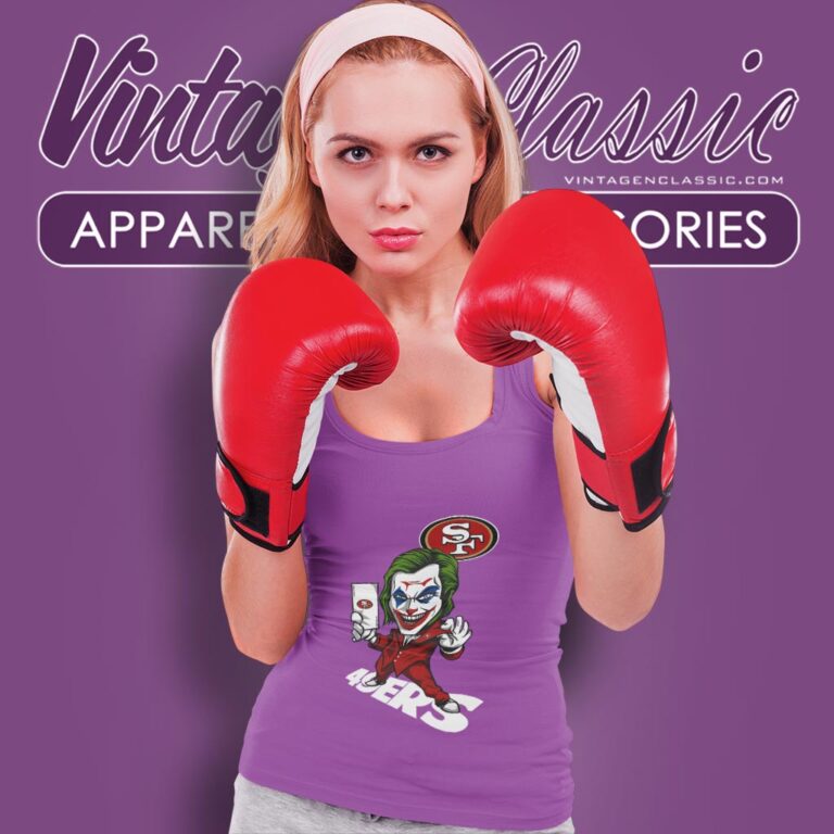 Joker San Francisco 49ers Shirt Tank Top Racerback Joker San Francisco 49ers Shirt Tank Top Racerback