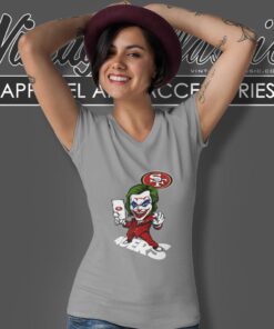 Joker San Francisco 49ers Shirt V Neck TShirt