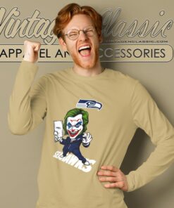 Joker Seattle Seahawks Shirt Long Sleeve Tee