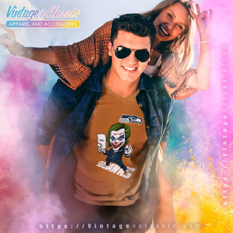 Joker Seattle Seahawks Shirt V Neck TShirt Joker Seattle Seahawks Shirt V Neck TShirt