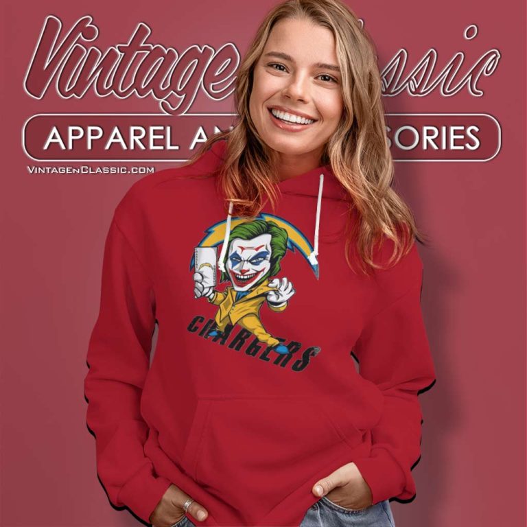 Joker Smile Los Angeles Chargers Hoodie Joker Smile Los Angeles Chargers Hoodie
