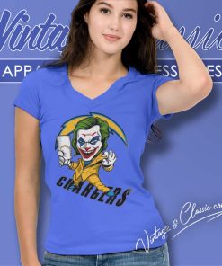 Joker Smile Los Angeles Chargers V Neck TShirt