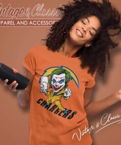 Joker Smile Los Angeles Chargers Women TShirt