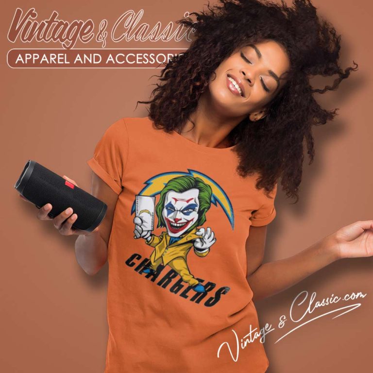 Joker Smile Los Angeles Chargers Women TShirt Joker Smile Los Angeles Chargers Women TShirt