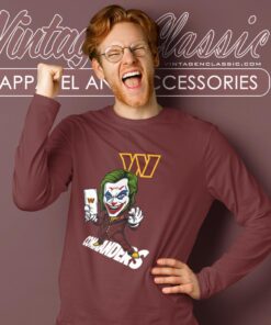 Joker Washington Commanders Shirt Long Sleeve Tee