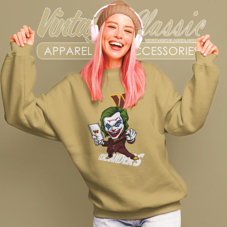 Joker Washington Commanders Shirt Sweatshirt Joker Washington Commanders Shirt Sweatshirt