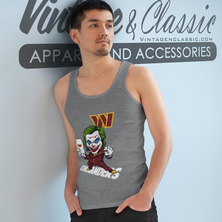 Joker Washington Commanders Shirt Tank Top Racerback Joker Washington Commanders Shirt Tank Top Racerback