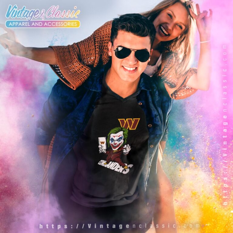 Joker Washington Commanders Shirt V Neck TShirt Joker Washington Commanders Shirt V Neck TShirt