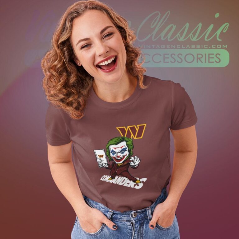 Joker Washington Commanders Shirt Women T shirt Joker Washington Commanders Shirt Women T shirt
