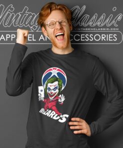 Joker Washington Wizards Shirt 2 Joker Washington Wizards Shirt Long Sleeve Tee