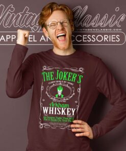 Jokers Whiskey Batman Mashup Long Sleeve Tee