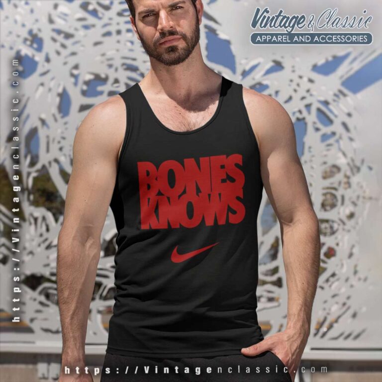 Jon Jones Bones Knows Nike Jon Jones Bones Knows Nike Tank Top Racerback Jon Jones Bones Knows Nike Jon Jones Bones Knows Nike Tank Top Racerback