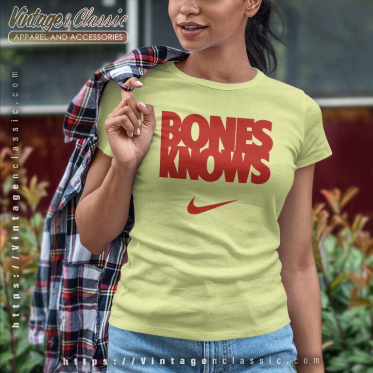 Jon Jones Bones Knows Nike Jon Jones Bones Knows Nike Women TShirt Jon Jones Bones Knows Nike Jon Jones Bones Knows Nike Women TShirt