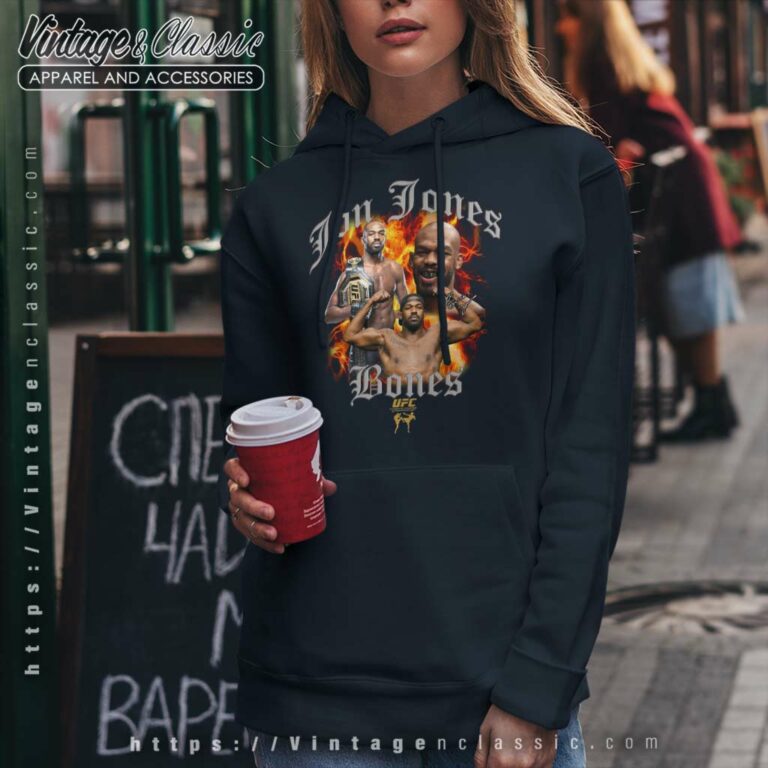 Jon Jones Bones Ufc Logo Hoodie Jon Jones Bones Ufc Logo Hoodie
