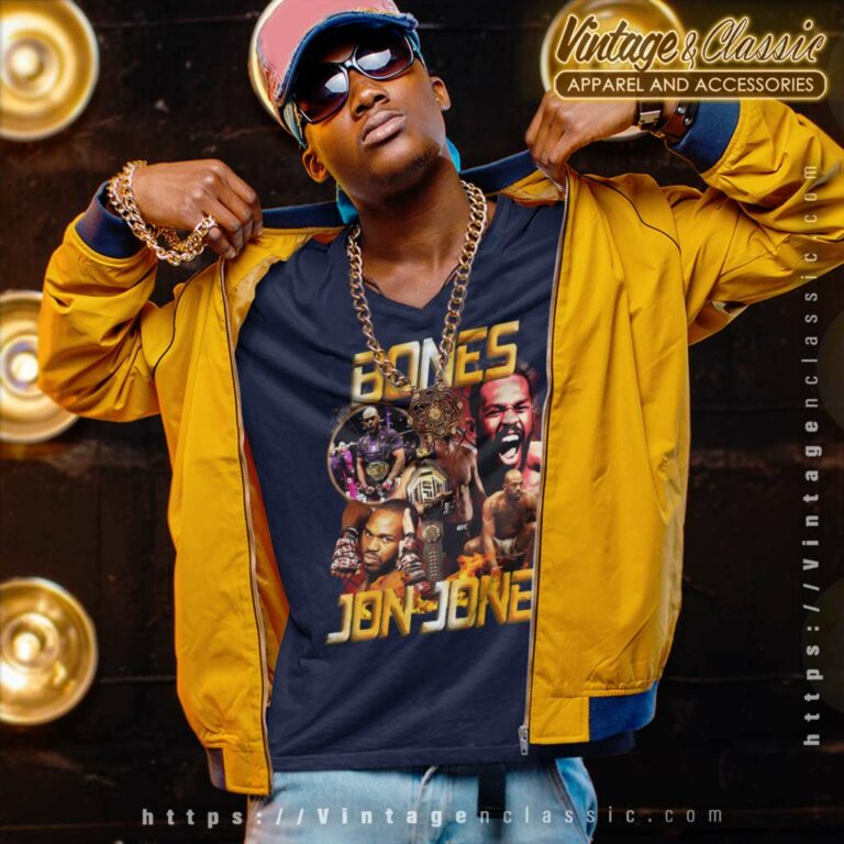 Jon Jones Bones Ufc V Neck TShirt Jon Jones Bones Ufc V Neck TShirt
