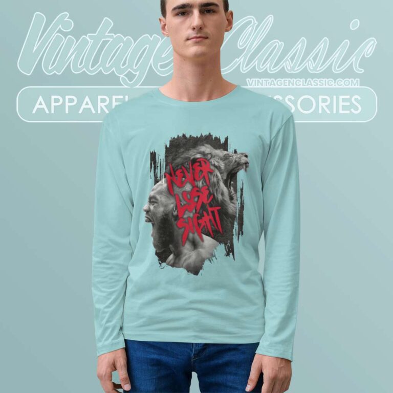 Jon Jones Never Lose Sight Long Sleeve Tee Jon Jones Never Lose Sight Long Sleeve Tee