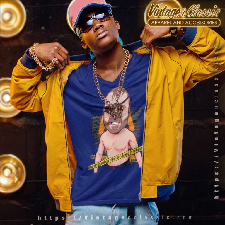 Jon Moxley Territory Wrestling Posters V Neck TShirt Jon Moxley Territory Wrestling Posters V Neck TShirt