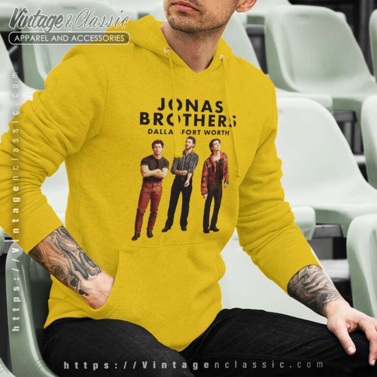 Jonas Brothers Five Albums One Night The Tour 2023 Hoodie Jonas Brothers Five Albums One Night The Tour 2023 Hoodie