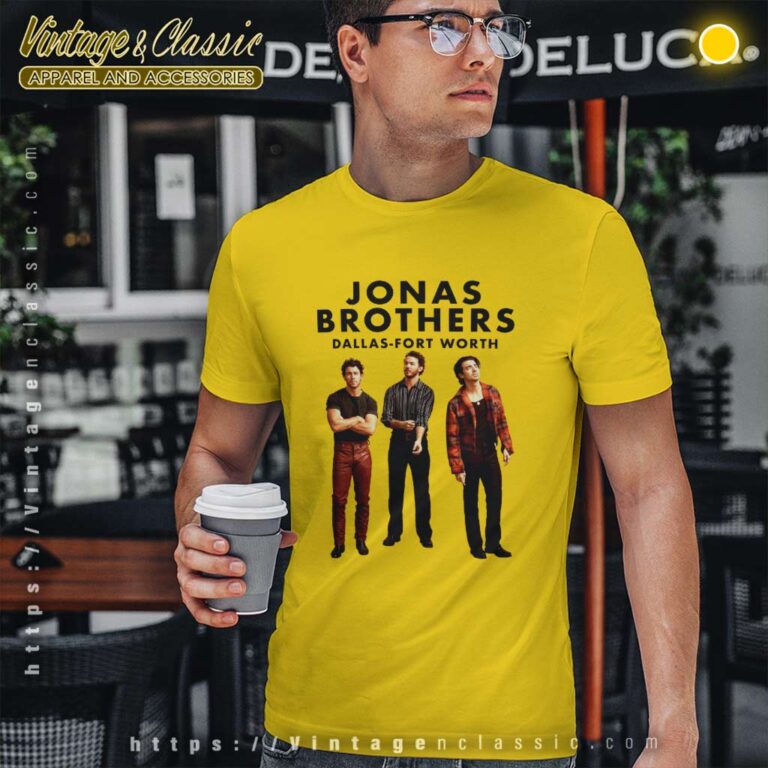 Jonas Brothers Five Albums One Night The Tour 2023 T Shirt Jonas Brothers Five Albums One Night The Tour 2023 T Shirt